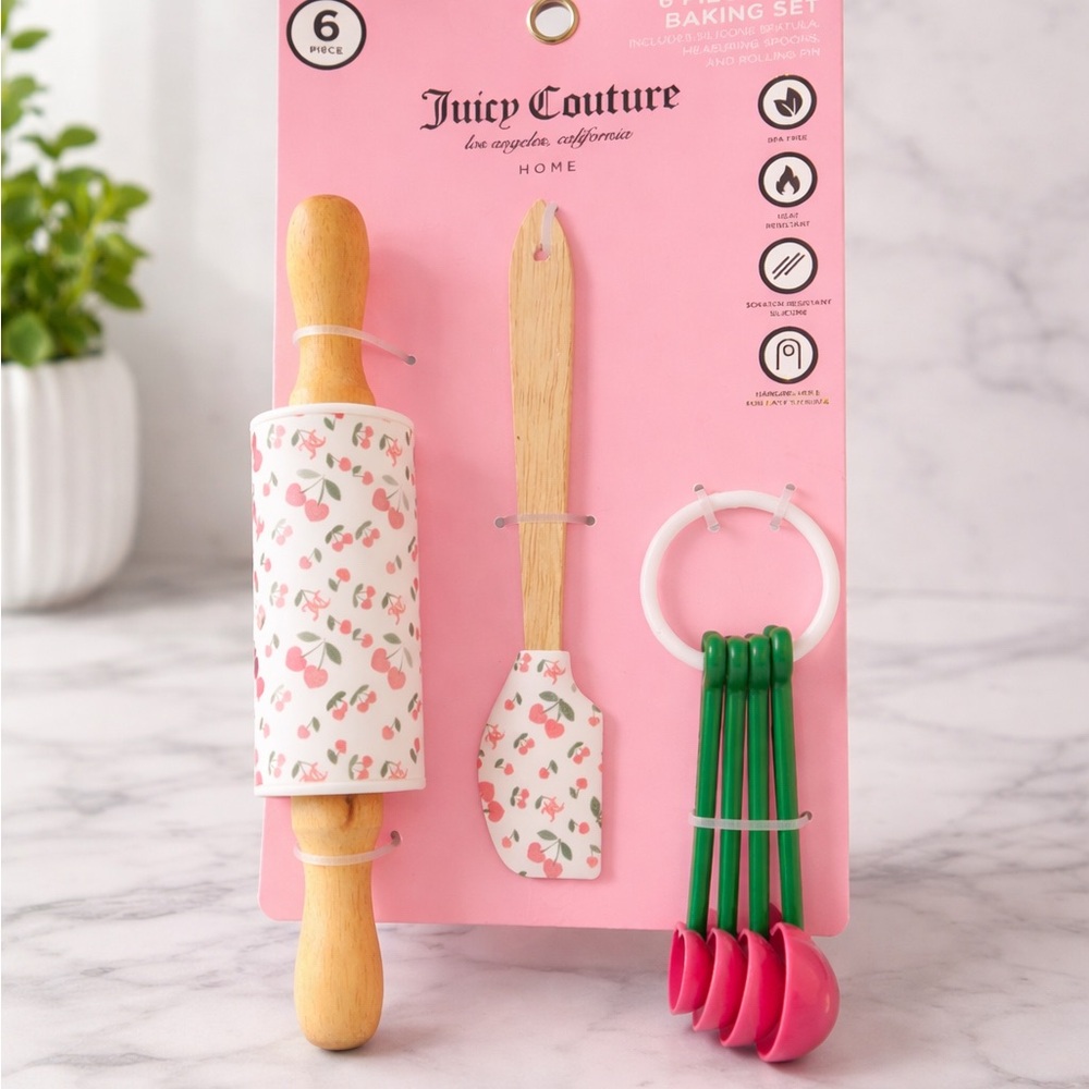 Juicy Couture Pink Floral Baking Set
